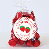 Strawberry "Berry Sweet" Valentine's Day Stickers