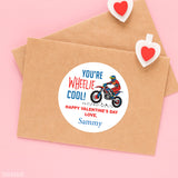 Dirt Bike Valentine's Day Stickers