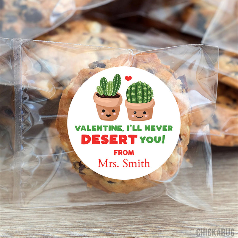 Cactus Valentine's Day Stickers