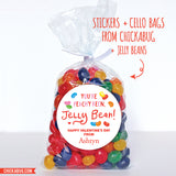 Peachy Keen Jelly Bean Valentine's Day Stickers