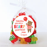 Beary Good Friend Valentine's Day Stickers