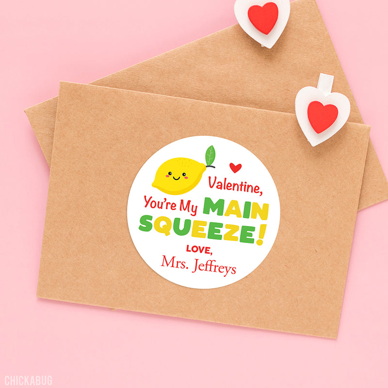 Main Squeeze Valentine's Day Stickers