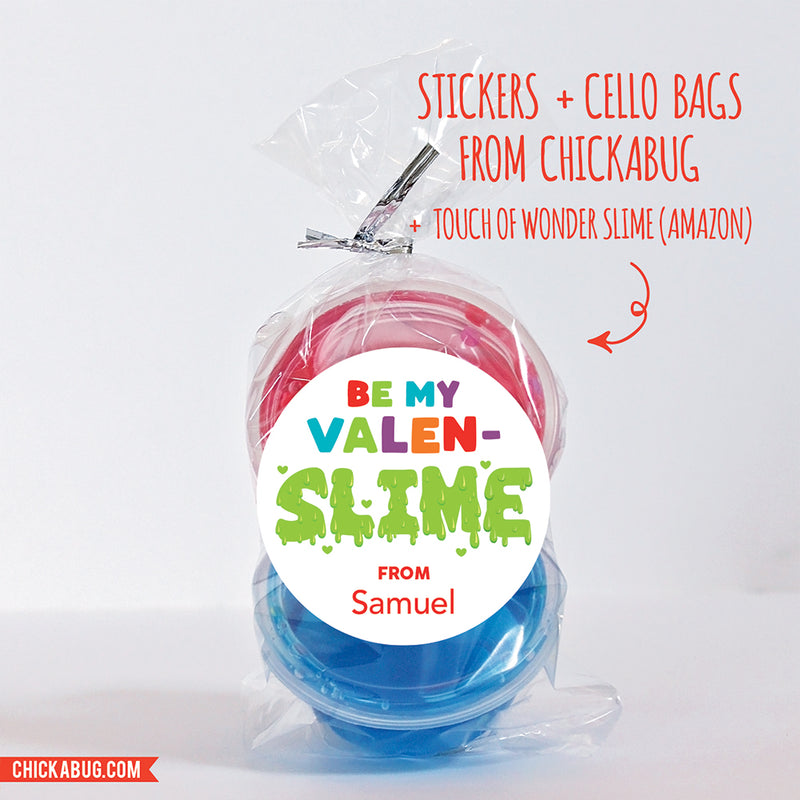 Valen-SLIME Valentine's Day Stickers