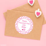 Valentine's Day Stickers - Pink