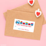 Train Valentine's Day Gift Labels