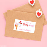 Watercolor Sweets Valentine's Day Gift Labels