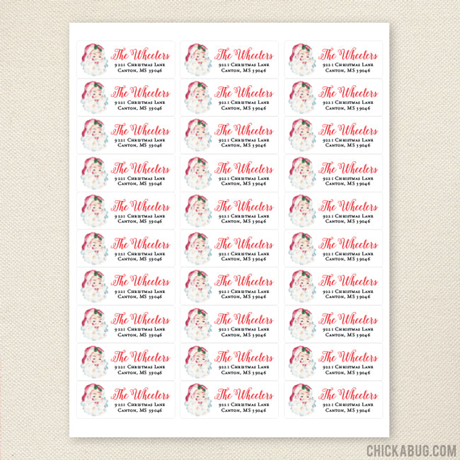 30 GINGERBREAD MAN CHRISTMAS PERSONALIZED RETURN ADDRESS LABELS 1 In X 2.625 In - Foto 2