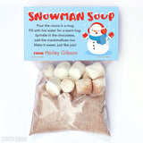 Snowman Soup Cocoa Paper Tags and Bags