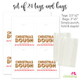 "Christmas Dough" Cookies Paper Tags and Bags