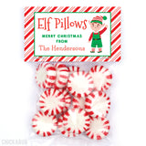 Elf Pillows Christmas Paper Tags and Bags