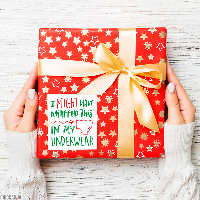 Funny Christmas Gift Stickers