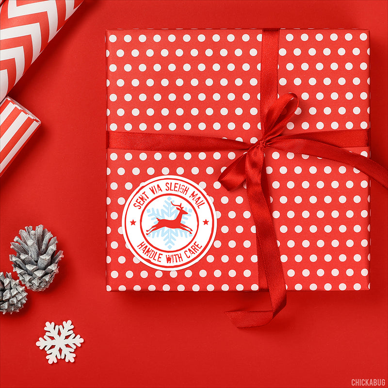 Vintage Christmas Wrapping Paper Printable Download North Pole Santa