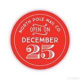 "Open On December 25" Sticker