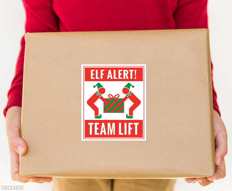 Elf Team Lift Sticker