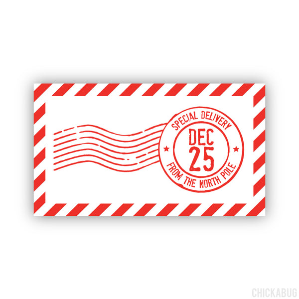North Pole Postmark Sticker – Chickabug north-pole-postmark-sticker-chickabug