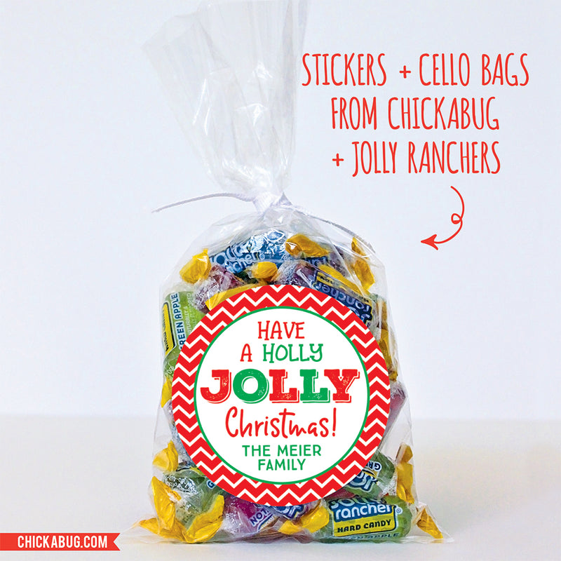 "Holly Jolly" Christmas Stickers