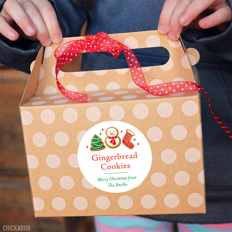 Christmas Cookies Food & Baking Gift Labels