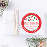 Christmas Lights Gift Stickers