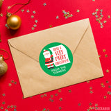 "Have a Very Merry Christmas" Santa Christmas Stickers