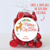 Sweet Reindeer Christmas Gift Labels