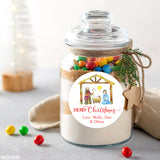 Watercolor Nativity Christmas Gift Labels
