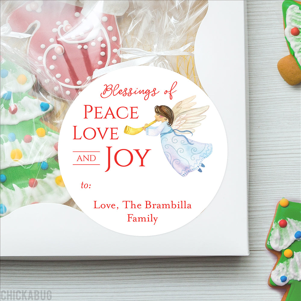 Angelic Labels Personalized Angel