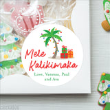 Mele Kalikimaka Christmas Gift Labels