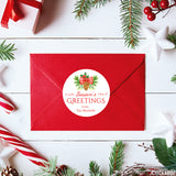 Season's Greetings Christmas Gift Labels