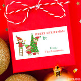 Santa's Elves Christmas Gift Labels