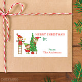 Santa's Elves Christmas Gift Labels