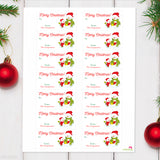 Snowman Christmas Gift Labels