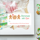 Gingerbread Cookies "From the Kitchen of" Christmas Food Gift Labels