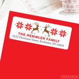 Christmas Sweater Address Labels