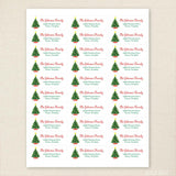 Vintage Christmas Tree Address Labels