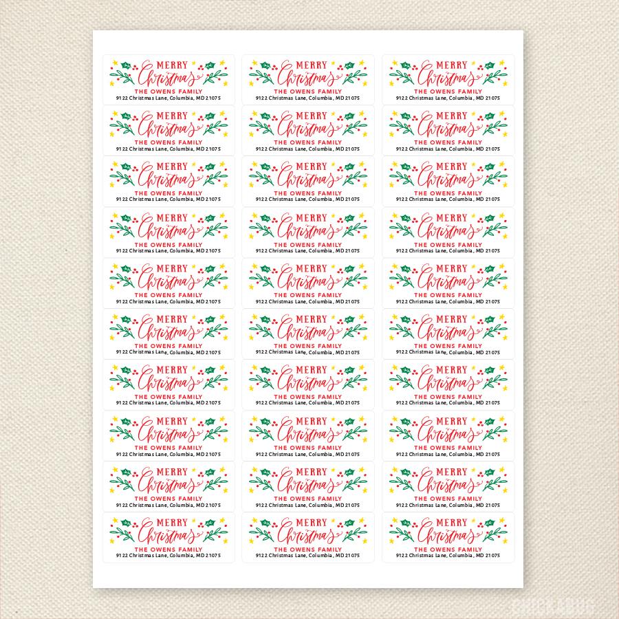 personalized-fancy-merry-christmas-return-address-labels-chickabug for Christmas Return Address Labels Free Printable Personalized Fancy Merry Christmas Return Address Labels – Chickabug for Christmas Return Address Labels Free Printable