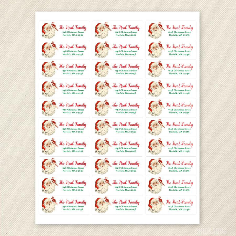 personalized-old-fashioned-santa-christmas-return-address-labels-chickabug for Christmas Return Address Labels Free Printable Personalized Old Fashioned Santa Christmas Return Address Labels – Chickabug for Christmas Return Address Labels Free Printable