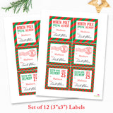 Signed by Santa Christmas Gift Labels - Special Delivery from the North Pole