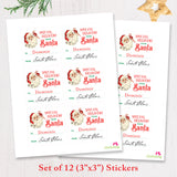Signed by Santa Christmas Gift Labels - Vintage Santa Special Delivery