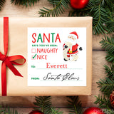 Signed by Santa Christmas Gift Labels - Santa's Nice List