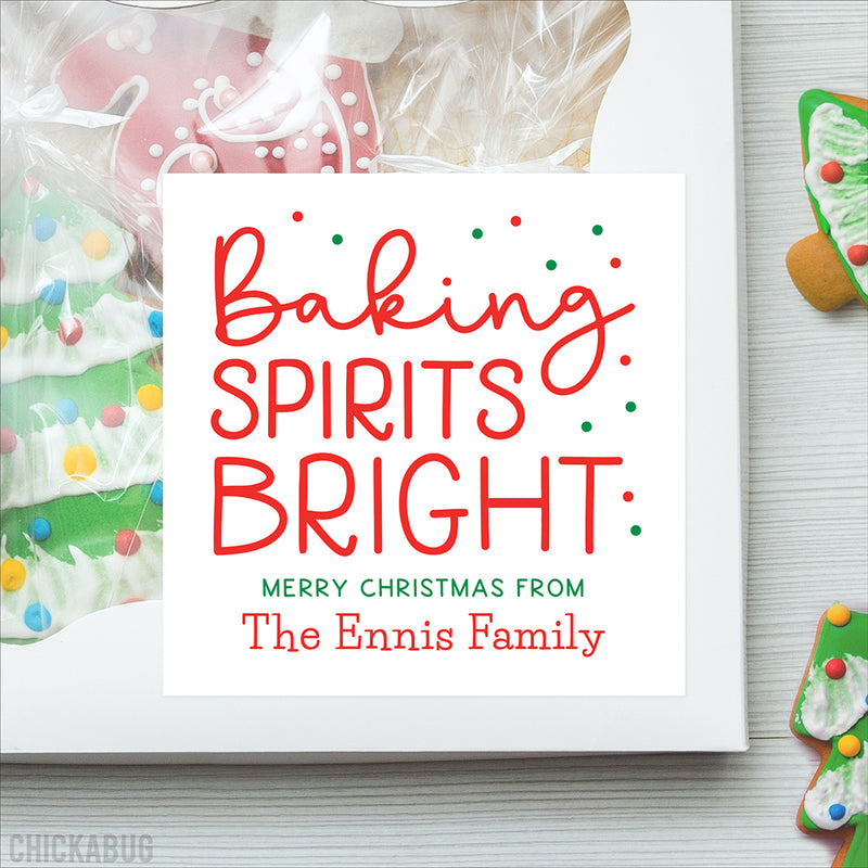Merry and Bright Kitchen Spray Gift Tag - The Crafting Chicks