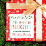 "Merry and Bright" Christmas Gift Labels