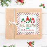 Gnomes Christmas Gift Labels