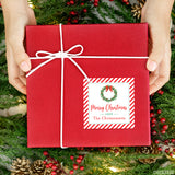 Christmas Wreath Christmas Gift Labels