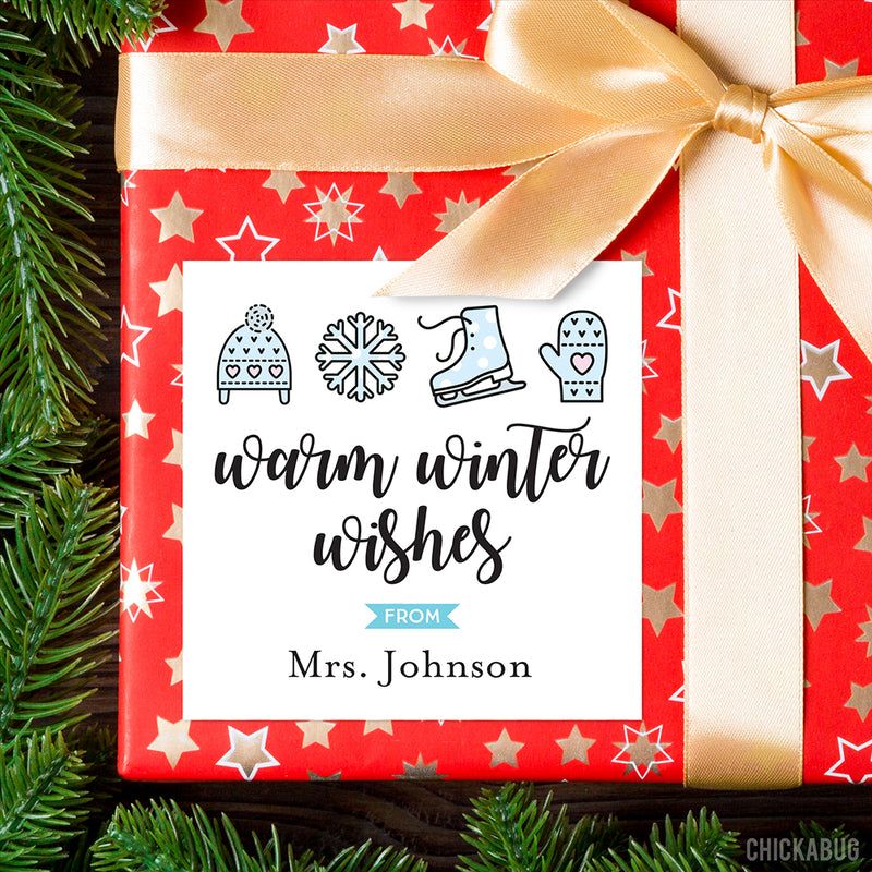 Personalized personalized-warm-winter-wishes-holiday-gift-labels-chickabug