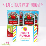 Pink Pool Party Table Tent Cards (EDITABLE INSTANT DOWNLOAD)