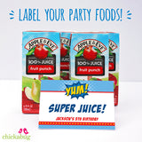 Superhero Party Table Tent Cards (EDITABLE INSTANT DOWNLOAD)