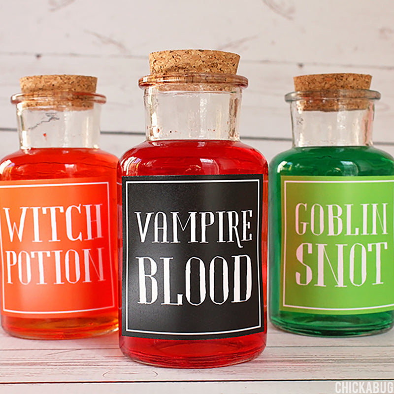Free Printable Halloween Potion Labels (INSTANT DOWNLOAD)
