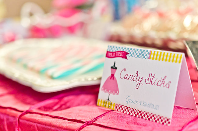 Dress-Up Party Table Tent Cards (EDITABLE INSTANT DOWNLOAD)