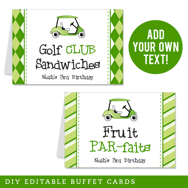 Golf Party Table Tent Cards (EDITABLE INSTANT DOWNLOAD) – Chickabug golf-party-table-tent-cards-editable-instant-download-chickabug