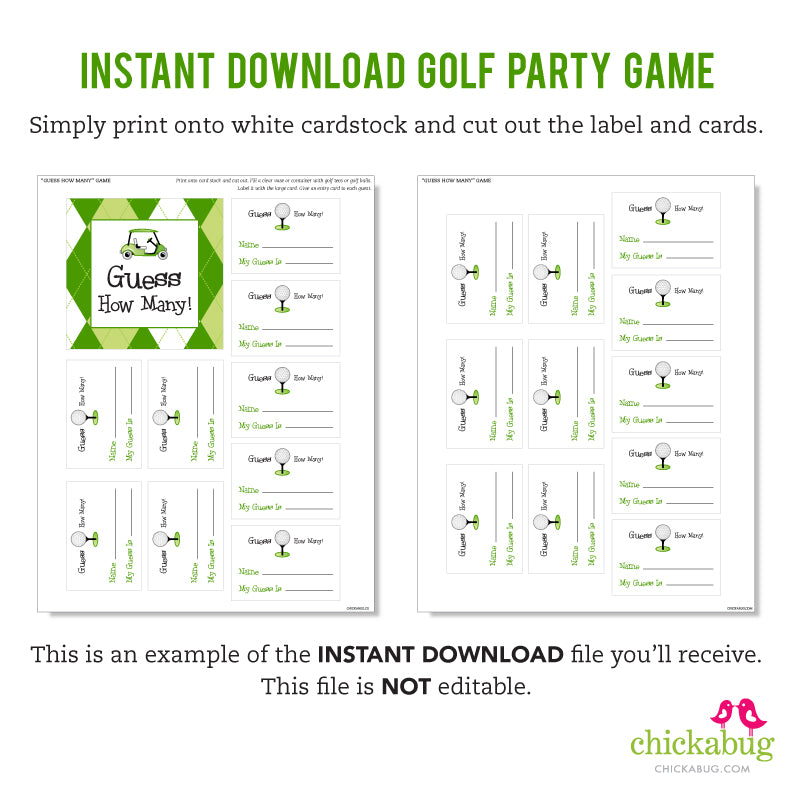 golf-party-game-guess-the-number-of-golf-tees-instant-download-chickabug for Free Printable Guess How Many Cards Golf Party Game -